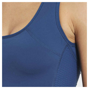 Women's <b>Blue</b> Sports <b>Bra</b> Medium Support Breathable Fast Dry Workout Top - Product Image 5