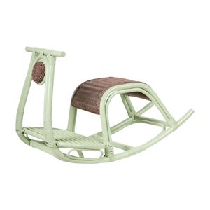 Fauteuil à bascule pour enfants en rotin et osier, design escargot, mobilier pour chambre d'enfant, jouet vélo, haute qualité, prix abordable, vente chaude, vente en gros - Product Image 3