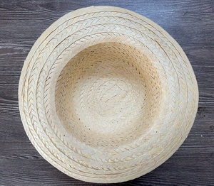Wholesale Boater <b>Straw</b> <b>Hat</b> Palm Leaf for <b>Men</b> Headwear Accessories Costume with Black Band from Factory Of <b>Straw</b> <b>Hats</b> in Vietnam - Product Image 4