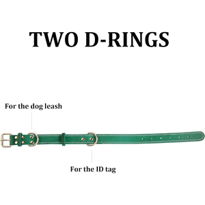 Factory Hot Sale Best Selling Wholesale Dogs Leather <b>Collars</b> Solid Color Premium Quality Custom Branding Dogs Neckwear <b>Collar</b> - Product Image 5