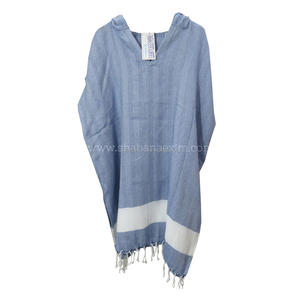 Peignoir de bain à capuche, serviette de plage 100% coton, serviette de plage turque à capuche, robe de plage brodée dans différents motifs en provenance d'Inde - Product Image 5