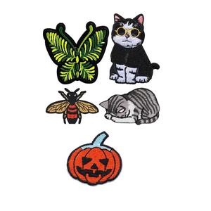 Nuevas llegadas a precios económicos: Parches bordados 3D hechos a mano, diseño personalizado, estilo moderno, insignias y parches de tela no tejida. - Product Image 5