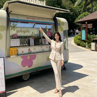 Food Truck Mobile Personnalisable avec Équipement Commercial pour le Service de Café Filtré