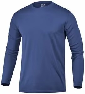 T-shirts Homme Respirants à Manches Longues Personnalisables Séchage Rapide Performance Été Vente en Gros B2B OEM Blanks Légers - Product Image 3
