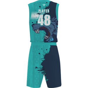 Ensemble de maillot de basket-ball personnalisé pour hommes, sans manches, à séchage rapide, respirant, en polyester, uniforme sportif, maillot d'entraînement d'équipe et short - Product Image 2