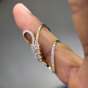 Bague en diamant de qualité supérieure cultivé en laboratoire pour femme, idéale pour les fiançailles, les mariages, les anniversaires, les propositions et comme bijou élégant et tendance. - Product Image 3