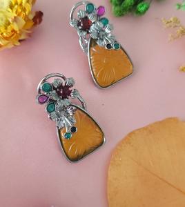 Magníficos Pendientes de Gota de Moissanita Fina de Primera Calidad, Chapados en Plata sobre Latón, para Mujeres y Niñas, para Usar en Fiestas Nocturnas, a la Moda - Product Image 3