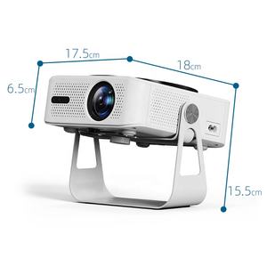 AUN A005 MINI Home Theater Cinema Android 11 Projecteur Vidéo LED 1080P Portable avec Haut-parleurs WIFI pour Téléphone Beamer Intelligent - Product Image 2