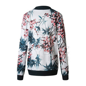 Custom Design Women Printing Varsity <b>Jackets</b> Casual Lifestyle Clothing For Contemporary Fashion Pakistan Made - Product Image 2