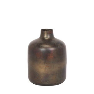 Antiguo maceta MESA CENTRO DE MESA artículo decorativo jarrones de Metal estilo bohemio Vintage florero decoración del hogar - Product Image 1