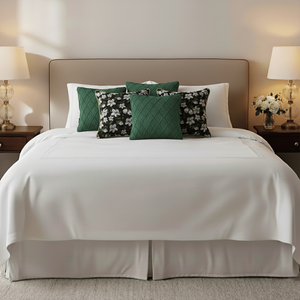 Juego de Fundas de Almohada SOGA Elegantes con Diseño Floral Verde y Tejido de Diamantes Verde Bosque, 5 Piezas, Fundas Decorativas y para Cojines en Negro - Product Image 4