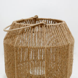 Panier en rotin classique écologique fabriqué à la main en jonc de mer et en jacinthe d'eau, artisanat naturel, usine Artex Dong Thap, Vietnam - Product Image 4