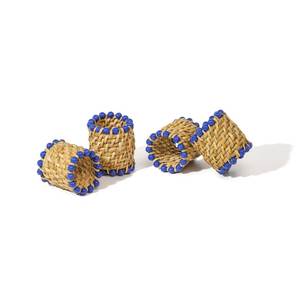 <b>Bamboo</b> Napkin Rings Circle Shape 4.5cm Width Bohemian Eco-Friendly <b>Table</b> Decoration Accessory - Product Image 1