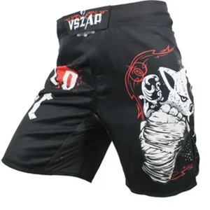 Ropa Deportiva de MMA Personalizada 100% Poliéster, Equipo de Entrenamiento de Boxeo, Ropa de Artes Marciales Mixtas, Pantalones Cortos con Logotipo Frontal - Product Image 3