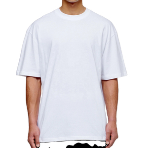 เสื้อยืดครอปท็อปผู้ชาย แขนสั้น ทรงโอเวอร์ไซส์ ลายเรียบ ผ้าฝ้าย 100% สวมใส่สบาย ระบายอากาศได้ดี เป็นมิตรต่อสิ่งแวดล้อม - Product Image 5