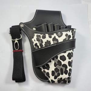 <b>Hairdresser</b> Waist Bag Shear Holder PU Leather Barber Scissors Holster Pouch Tool Bag Salon Scissors <b>Kit</b> bag by Life Care Instr. - Product Image 4