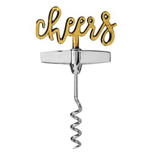 Tire-bouchon élégant doré pour bouteilles de vin, ouvre-bouteille en métal raffiné, cadeau pour invités de mariage, accessoire de bar pour fête nuptiale - Product Image 1