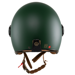 Casco DE CARA abierta M20K, casco real de liberación rápida, visera estándar Retro Vintage DOT, negro, blanco, nueva condición, fabricado en Vietnam - Product Image 3