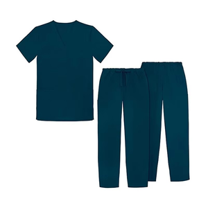 Plus Size Jogger with Long Stretchy Fashionable Nursing <b>Scrubs</b> for Doctors and Nurses Hospital Uniforms Set - Product Image 2