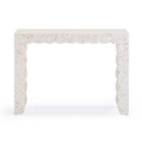 Table console en nacre, mosaïque de coquillages Capiz, meuble d'entrée étroit, meuble d'appoint en nacre pour salon, chambre, décoration intérieure