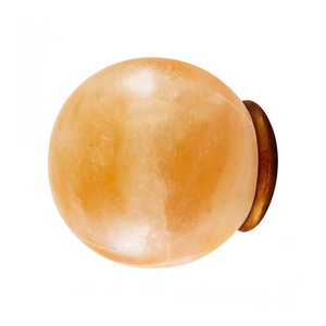 Elegante Lámpara de Sal Rosa del Himalaya, Diseño Tallado a Mano, Tacto Real, Decoración Elegante para el Hogar, Lámpara Globo, Tamaño Personalizado, Regalo Navideño - Product Image 6