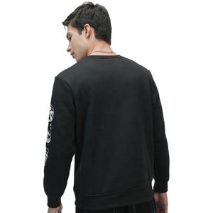 Haute qualité hiver hommes tricoté 100% coton polaire surdimensionné col rond sweats à capuche OEM Logo personnalisé coupe-vent - Product Image 6