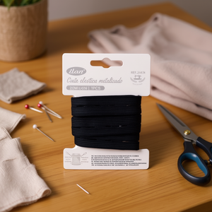 Nastro Elastico Metallico Ilan 20mm x 2m con Occhielli per Abbigliamento - Product Image 2