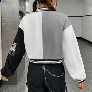 Comfortable <b>Lightweight</b> Best Supplier Newest Premium Product <b>Women</b> College Baseball Varsity <b>Jackets</b> - Product Image 4