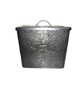Decorative Customized Galvanized Metal Container with Secure Lid for Premium Kitchen Storage - Product Image 6