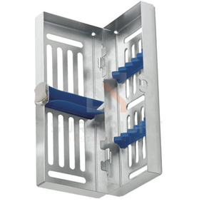Plateau de Stérilisation Scalers en Acier Inoxydable avec Verrouillage, Support de Cassette pour Instruments Dentaires pour Clinique Dentaire par SurgiRight - Product Image 1