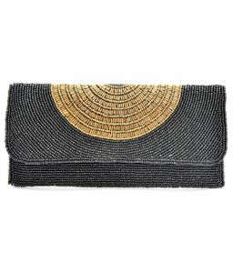 GIFTY CRAFT Sac à main en toile perlée tendance, Pochette de soirée de luxe, Sac à main de créateur fait main, Accessoires de fête pour demoiselles d'honneur - Product Image 1