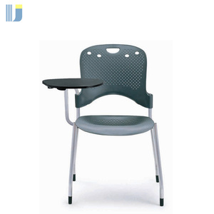 Chaise de formation en plastique à cadre en acier avec tablette d'écriture pliante design moderne durable pour l'école - Product Image 2