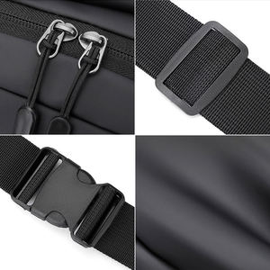 Riñonera Deportiva Impermeable de PU con Bolsillo Oculto con Cremallera, Forma de Almohada, para Hombres y Mujeres, para Correr, Viajar y Actividades al Aire Libre - Product Image 5