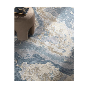 Alfombra de Lana y Viscosa Hecha a Mano, Alfombra Artesanal Premium, Alfombra Suave y Duradera para Sala de Estar, Dormitorio, Decoración de Hotel - Product Image 2