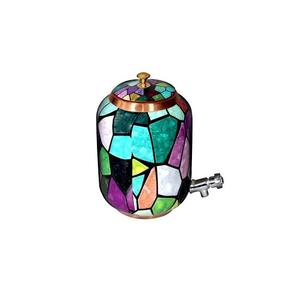 Magnifique distributeur d'eau en cuivre avec robinet sécurisé et design classique pour le stockage et le service de l'eau potable - Product Image 5