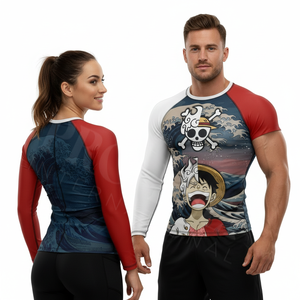 รับผลิตเสื้อคอมเพรสชั่นแบบสวมใส่สบาย ตัดเย็บตามแบบที่กำหนดเอง สีพื้นเรียบ สำหรับออกกำลังกาย ป้องกันรังสียูวี  ขายส่งแบบรับผลิตแบรนด์ส่วนตัว - Product Image 3