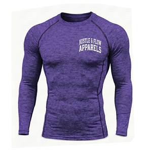 Camisetas de Compresión de Manga Larga con Logotipo Personalizado, Transpirables, Antibacterianas, de Secado Rápido, con Material de Spandex/Poliéster - Product Image 2