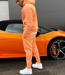 Chándales Casuales con Capucha de Forro Polar Sólido de Algodón Ligero de Alta Calidad para Invierno, Ropa Urbana Juvenil de Felpa, Personalizada, Unisex - Product Image 6