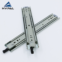 Glissières télescopiques verrouillables HVPAL 28 po (51 mm) de large, à roulement à billes, haute capacité de charge, pour rangement d'atelier