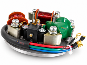 Conjunto de Placa de Bobina de Estator Electrónico de 12V para Bajaj Chetak, Calidad de Exportación para Repuestos de Motocicletas en India, Orado - Product Image 2