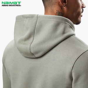 Survêtement homme imprimé écologique de haute qualité vert olive clair, sweat à capuche lourd et pantalon de survêtement 100 % coton Naimat - Product Image 4