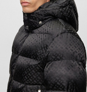 Chaqueta de Invierno para Hombre, Estilo Moderno, Transpirable, con Estampado, Talla Grande, Cortavientos, con Cierre, Acolchada, Precio al por Mayor - Product Image 4