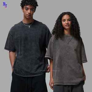Cotton Street Wear Vintage <b>Tshirt</b> Oversized Drop Shoulder T-shirt Custom High Quality Printing Heavy Weight Mens T Shirt - Product Image 5