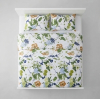 Drap de lit en satin blanc Vienna T-200, 100% coton, tissé uni, respirant, toutes saisons, style simple, usage domestique