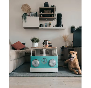 โต๊ะโซฟาห้องนั่งเล่นไม้เนื้อแข็งสำหรับรถยนต์ พร้อมพื้นผิวกว้างขวางสำหรับวางกาแฟ นิตยสาร รีโมท และของตกแต่งบ้าน - Product Image 4