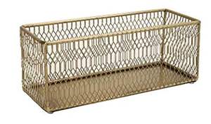 Panier de rangement décoratif en métal noir avec poignées, organisateur d'étagère moderne pour la maison - Product Image 4