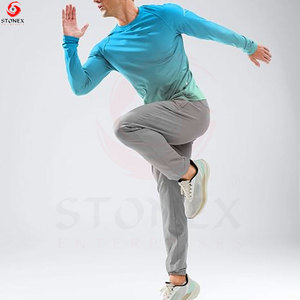 Haut de compression à manches longues pour homme avec logo personnalisé, écologique, respirant, séchage rapide, pour la natation, le surf, la plongée et le snorkeling - Product Image 4