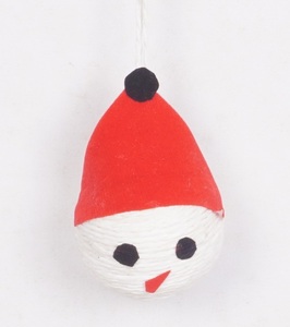 เครื่องประดับแบบแขวนสำหรับงานหัตถกรรมคริสต์มาสวัสดุผ้า/ผ้าฝ้าย/กำมะหยี่/ปอกระเจาจำนวนมากขายส่งจากโรงงาน - Product Image 2