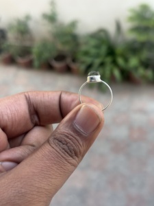 Raw <b>Moldavite</b> Gemstone Engagement Anniversary Wedding <b>Ring</b> 925 Sterling Silver Wholesale Fine Jewelry Handmade <b>Rings</b> - Product Image 2