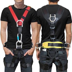 Arnés de Seguridad CITICITY para Escalada, Cinturón de Cuerpo Completo con Soporte Lumbar, Protección Contra Caídas, Poliéster de Alta Tenacidad, Acero Inoxidable - Product Image 4